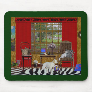 Tapis De Souris Merci Mousepad de jungle/jardin