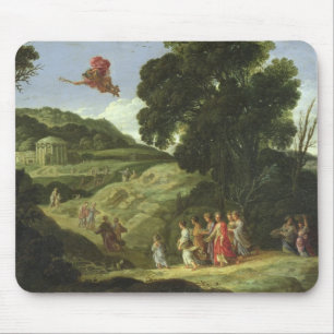 Tapis De Souris Mercury et Herse, c.1605-08 (huile sur la toile)