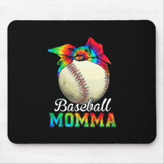 Tapis De Souris Mère Art Baseball Momma Anniversaire