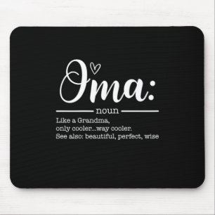 Tapis De Souris Mère Art Cute Oma Définition Anniversaire