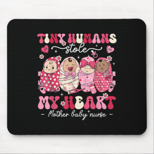 Tapis De Souris Mère Bébé Infirmière Les minuscules Humains m'ont 