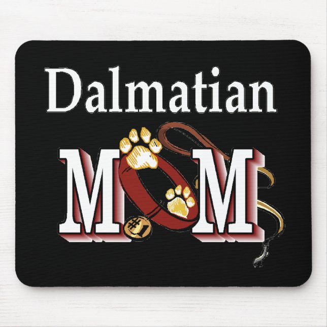 Tapis De Souris Mère dalmate foncée (Devant)