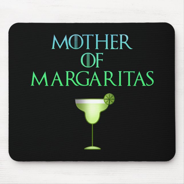 Tapis De Souris Mère de cocktail drôle de tequila de margaritas (Devant)