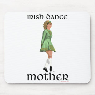 Tapis De Souris Mère de danse step Irlandaise - Vert