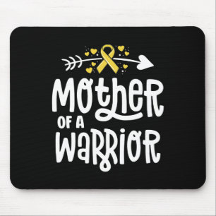 Tapis De Souris Mère D'Un Guerrier Cadeau Famille Enfance Cancer U