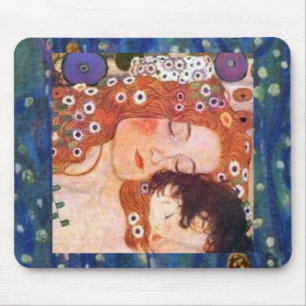 Tapis De Souris Mère et enfant par Klimt
