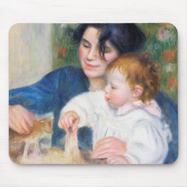 Tapis De Souris Mère et enfant, Renoir (Devant)