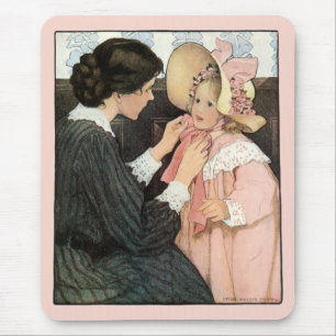 Tapis De Souris Mère et enfant vintage par Jessie Willcox Smith