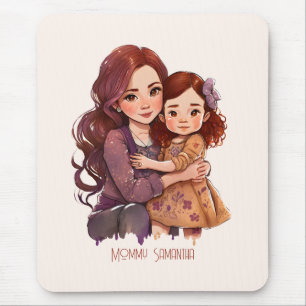 Tapis De Souris Mère et fille parkly personnalisée