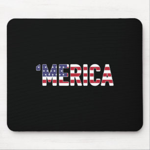 Tapis De Souris Merica - Drapeau patriotique États-Unis Amérique