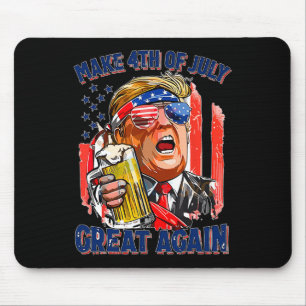 Tapis De Souris Merica Rendre 4 juillet Grand Encore Hommes Boire