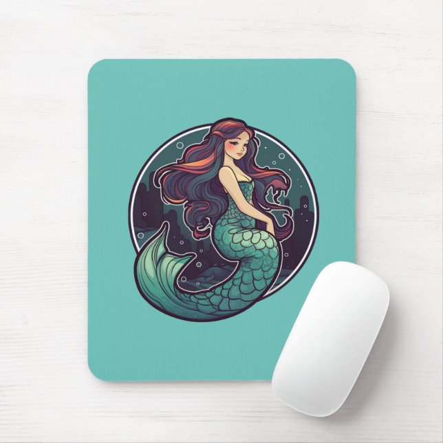 TAPIS DE SOURIS MERMAID #1 (Avec souris)