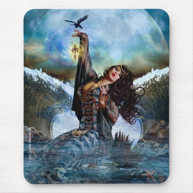 Tapis De Souris Mermaid de mer magique Mousepad (Devant)