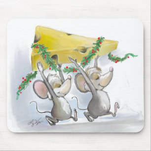 Tapis De Souris Merry Mice Mic & Mac Mousepad
