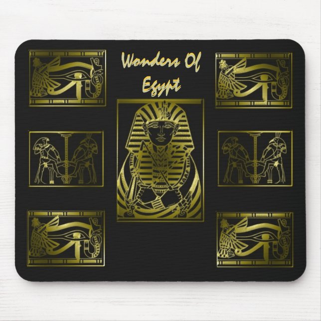 Tapis De Souris Merveilles De L'Or Égyptien (Devant)