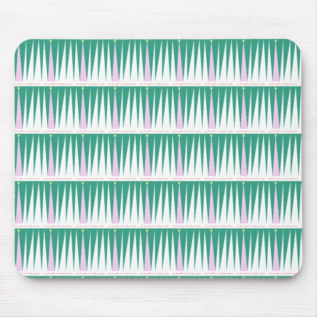 Tapis De Souris Merveilleuse de la saison Arbre de Noël (Devant)