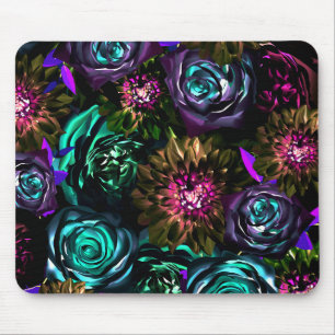 Tapis De Souris Merveilleux Glamour Fleuris Fleurs Gras