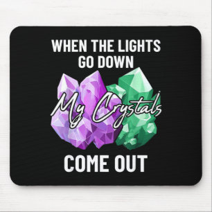 Tapis De Souris Mes cristaux sont sortis mignons Minéraux et gemme
