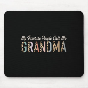 Tapis De Souris Mes Gens Favoris M'Appelent Cadeaux Grand-Mère Leo