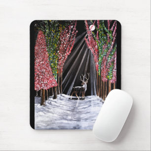 Tapis De Souris Messager sacré de Nara Peinture d'Alfred Fox
