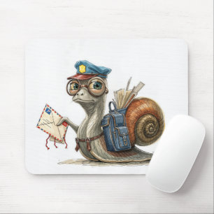 Tapis De Souris Messagerie Livraison par le collaborateur postal d