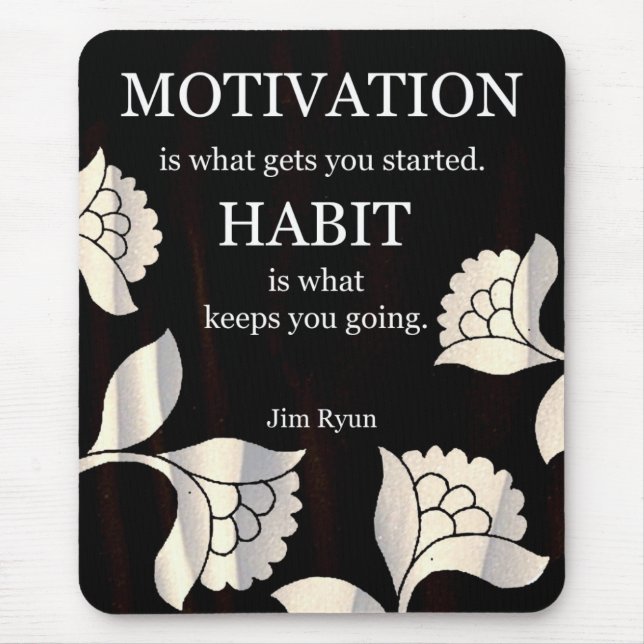 Tapis De Souris Messages de motivation sur Mousepad (Devant)