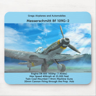 Tapis De Souris Messerschmitt Bf 109G-2