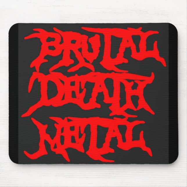 Tapis De Souris Métal brutal de la mort (Devant)