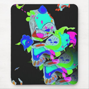Tapis De Souris "Métamorphose" Ordinateur Turquoise Pad Souris