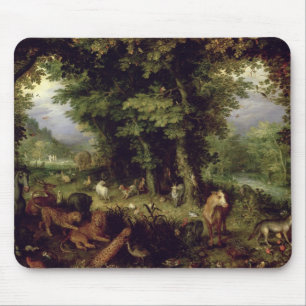 Tapis De Souris Mettez à la terre ou le paradis terrestre, 1607-0