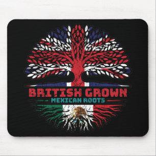 Tapis De Souris Mexique Mexique Royaume-Uni British Tree
