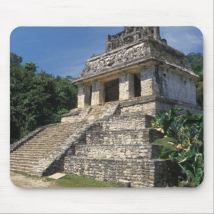 Tapis De Souris Mexique, province de Chiapas, Palenque. Temple de