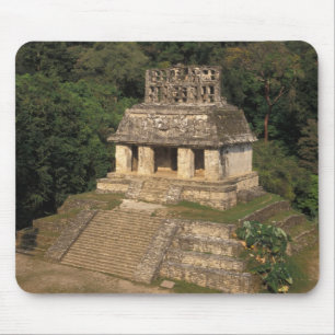 Tapis De Souris Mexique, province du Chiapas, Palenque, Temple de