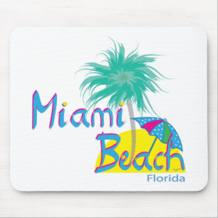Tapis De Souris Miami Beach Palm and Sun