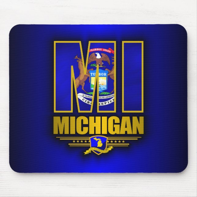 Tapis De Souris Michigan (MI) (Devant)