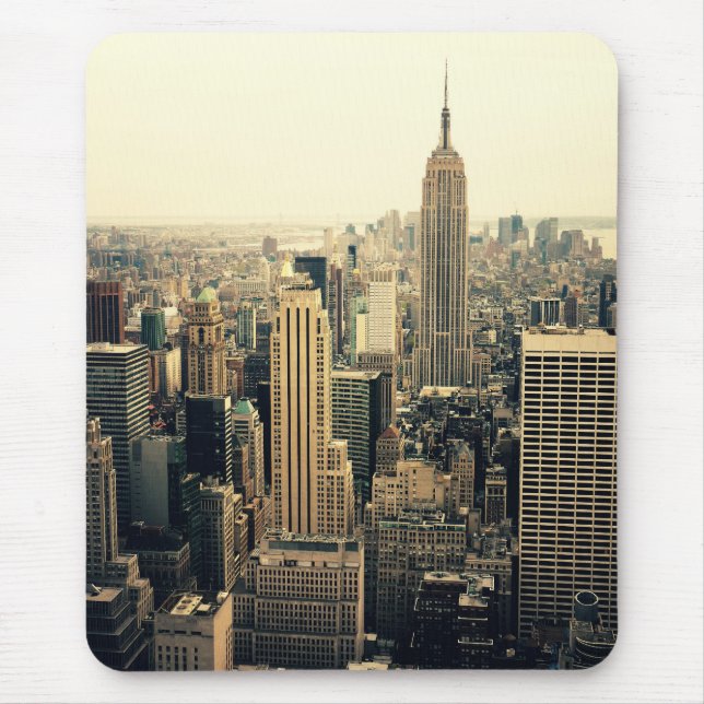 Tapis De Souris Midtown d'horizon de New York City (Devant)