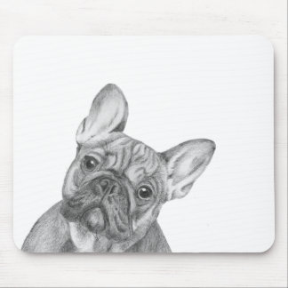 Tapis de souris mignon de bouledogue français