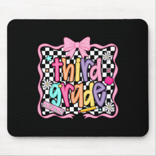 Tapis De Souris Mignon floral rose prépa rentrée scolaire Th