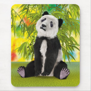 Tapis De Souris Mignon Ours Panda Kawaii Amoureux des Animaux Cade
