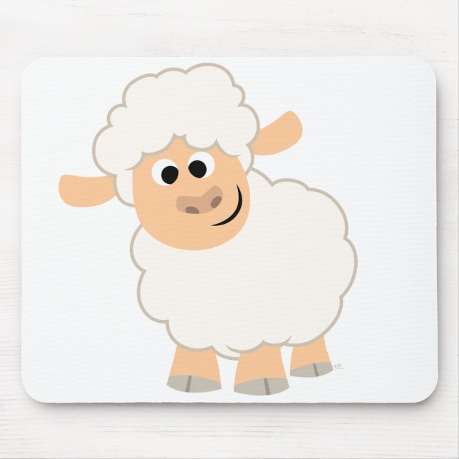 Tapis De Souris Mignonette Cartoon Mouton Mousepad (Devant)