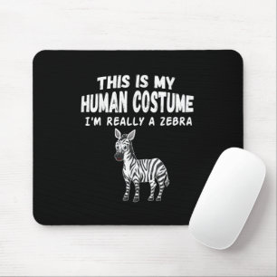 Tapis De Souris Mignonne C'Est Mon Costume Humain Je suis Vraiment