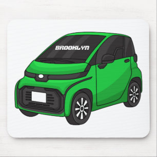 Tapis De Souris Mignonne micro-voiture verte