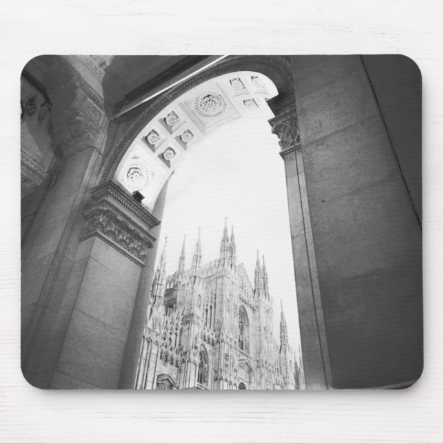 Tapis De Souris Milano Italie, Galleria Vue sur le Duomo (Devant)