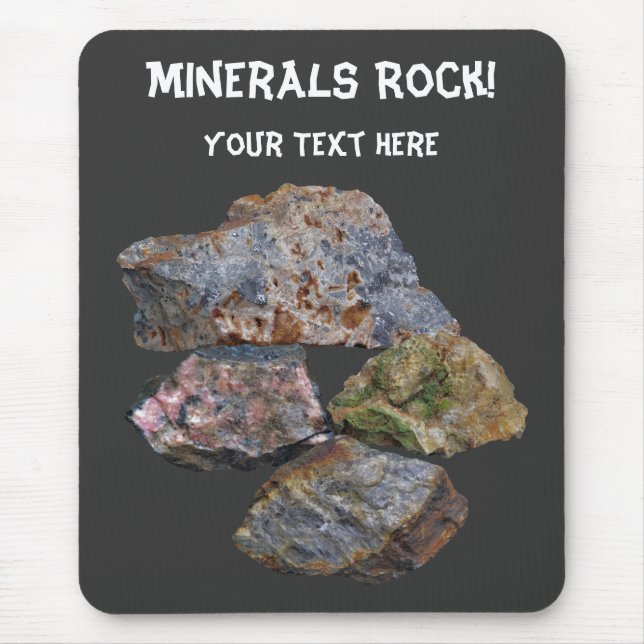 Tapis De Souris Minerals Rock Collector mignonne (Devant)