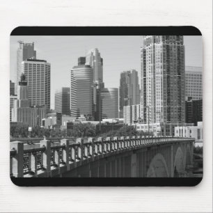 Tapis De Souris Minneapolis Skyline En Plein Jour