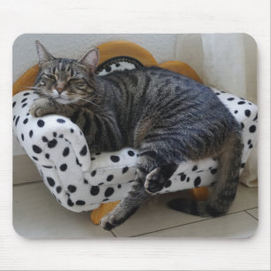 Tapis De Souris Minou fatigué