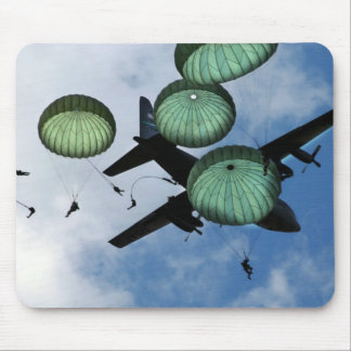 Tapis De Souris Mission de masse de saut, parachutes, l'armée
