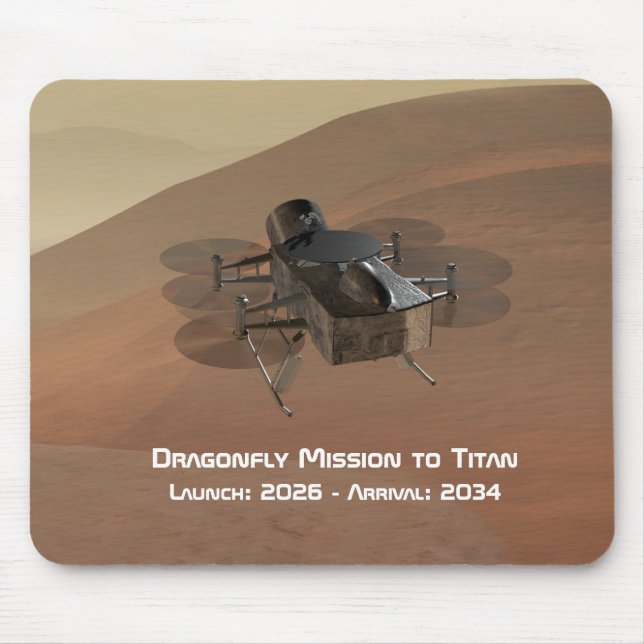 Tapis De Souris Mission libellule à Titan (Devant)