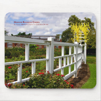 Tapis De Souris Missouri Jardin Botanique Rose clôture de jardin