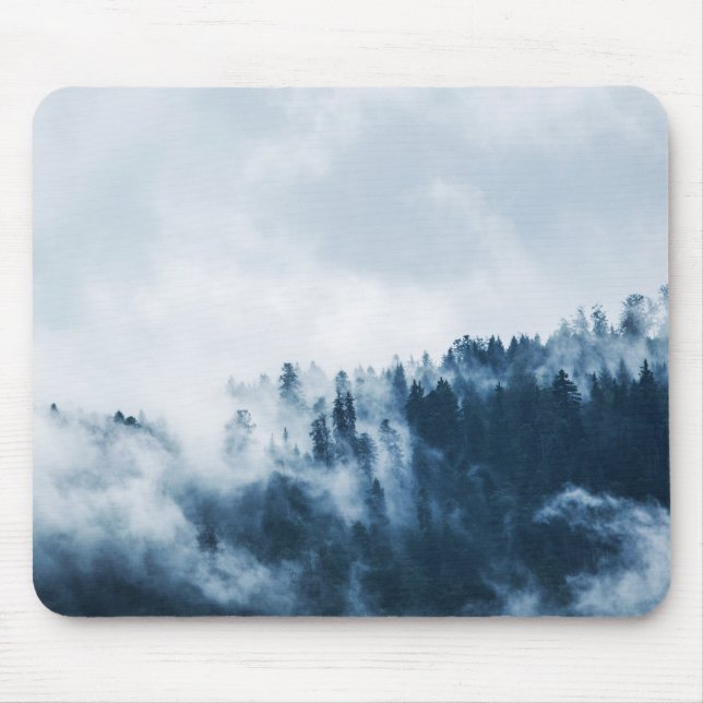 Tapis De Souris Misty Forest Mountain (Devant)